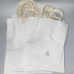 New 44 White Mixed-Sized Gift Bags 5.5" x 8" 8" x 10.5" 10" x 13"